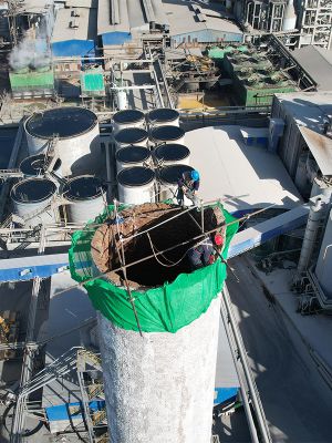 煙囪拆除，水塔拆除